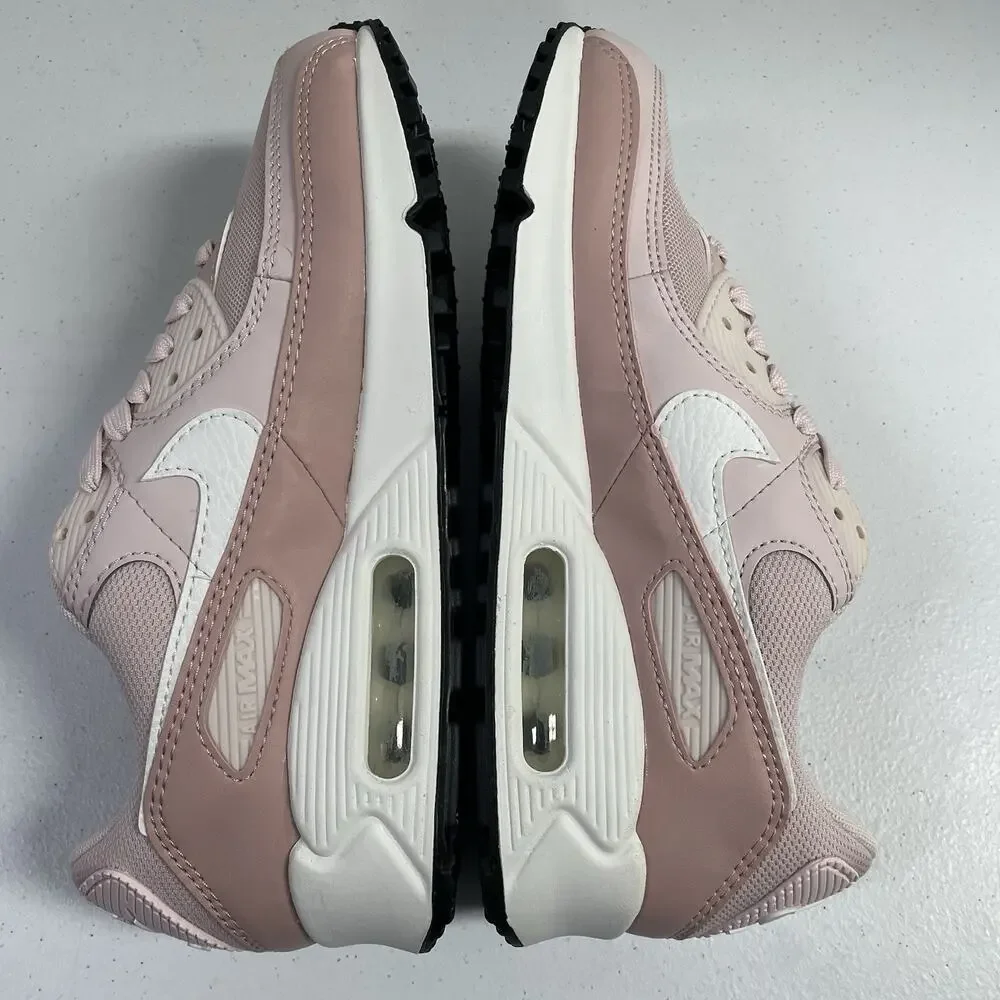 Nike Wmns Air Max 90 Barely Rose DH8010 600 Size 7 Women Pink White Black Retro